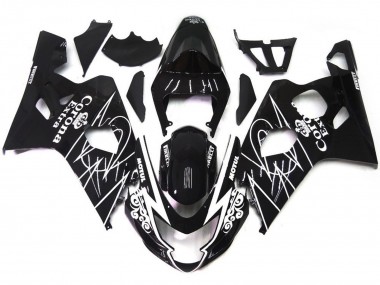 2004-2005 Gloss Black Corona Style Suzuki GSXR 600-750 Motorcycle Fairing UK