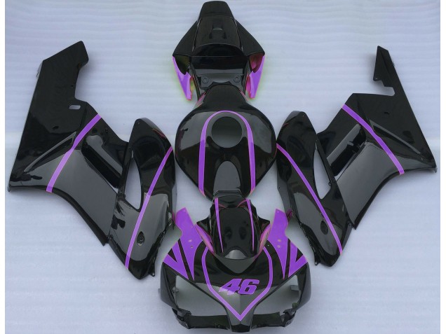 2004-2005 Gloss Black & Purple Honda CBR1000RR Motorcycle Fairing UK