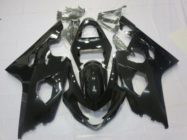 2004-2005 Gloss Black Suzuki GSXR 600-750 Motorcycle Fairing UK