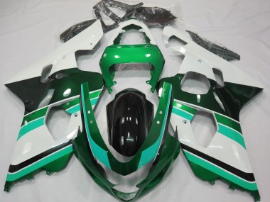 2004-2005 Gloss Green & Green Suzuki GSXR 600-750 Motorcycle Fairing UK