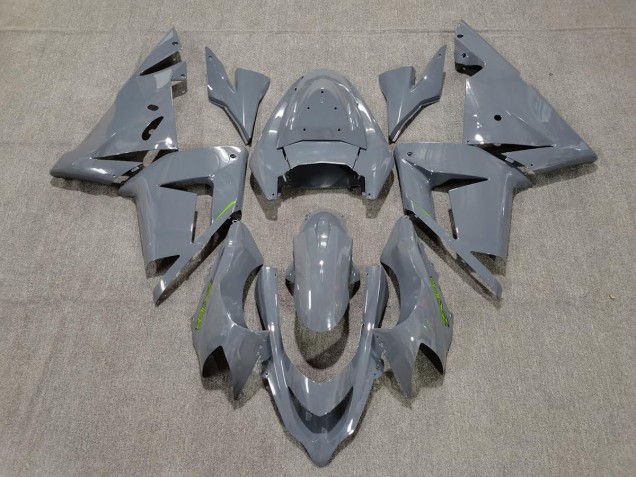 2004-2005 Gloss Grey & Green Kawasaki ZX10R Motorcycle Fairing UK