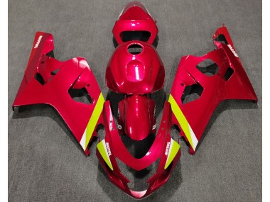 2004-2005 Gloss Red Suzuki GSXR 600-750 Motorcycle Fairing UK