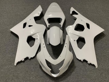 2004-2005 Gloss White Suzuki GSXR 600-750 Motorcycle Fairing UK