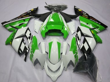 2004-2005 Special White Green Kawasaki ZX10R Motorcycle Fairing UK