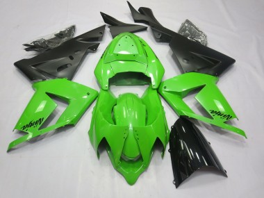 2004-2005 Total Green Kawasaki ZX10R Motorcycle Fairing UK