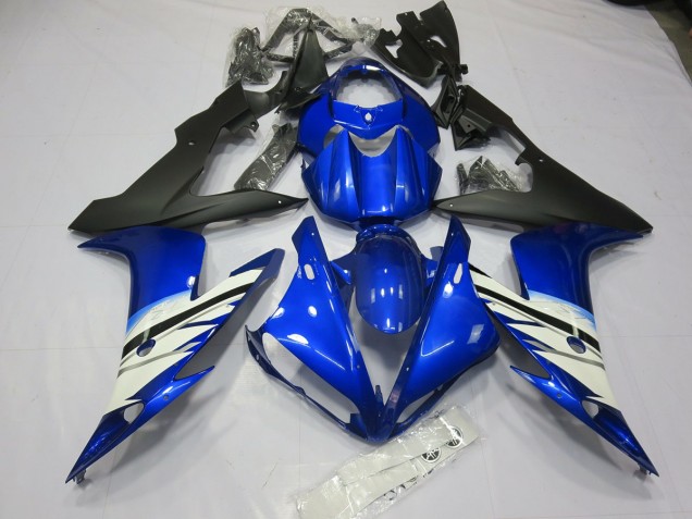 2004-2006 Blue and white Yamaha R1 Motorcycle Fairing UK