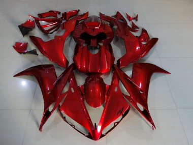 2004-2006 Deep Red Yamaha R1 Motorcycle Fairing UK