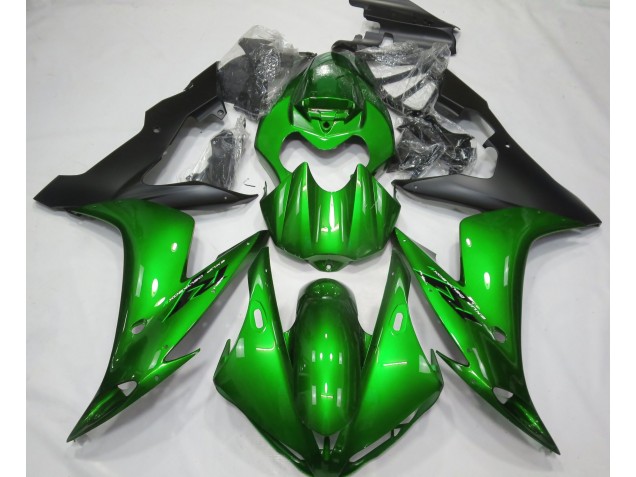 2004-2006 Gloss Green & Black Yamaha R1 Motorcycle Fairing UK