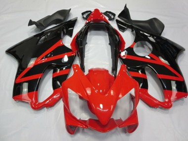 2004-2007 Gloss Black and Red Honda CBR600 F4i Motorcycle Fairing UK