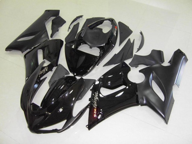 2005-2006 Black Gloss Kawasaki ZX6R Motorcycle Fairing UK