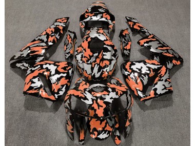 2005-2006 Camo & LIGHT ORANGE Honda CBR600RR Motorcycle Fairing UK