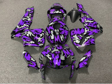 2005-2006 Camo & PURPLE Honda CBR600RR Motorcycle Fairing UK