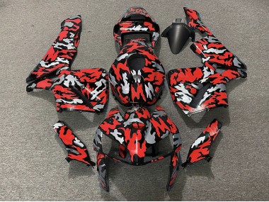 2005-2006 Camo & RED Honda CBR600RR Motorcycle Fairing UK