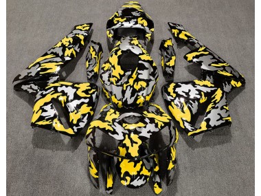 2005-2006 Camo & YELLOW Honda CBR600RR Motorcycle Fairing UK