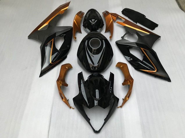 2005-2006 Gloss Black & Bronze Suzuki GSXR 1000 Motorcycle Fairing UK