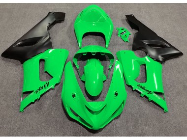 2005-2006 Gloss Green Kawasaki ZX6R Motorcycle Fairing UK