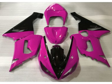 2005-2006 Gloss Pink & Black Kawasaki ZX6R Motorcycle Fairing UK