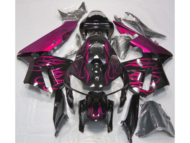 2005-2006 Gloss Pink Flame Honda CBR600RR Motorcycle Fairing UK