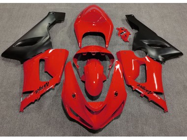 2005-2006 Gloss Red Kawasaki ZX6R Motorcycle Fairing UK