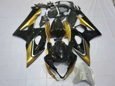 2005-2006 Gold and Black Suzuki GSXR 1000 Motorcycle Fairing UK