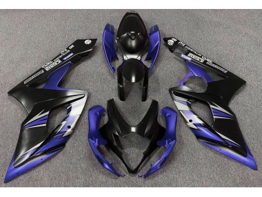 2005-2006 Matte Black and Blue Suzuki GSXR 1000 Motorcycle Fairing UK