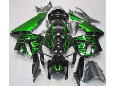 2005-2006 Vibrant Green Flame Honda CBR600RR Motorcycle Fairing UK