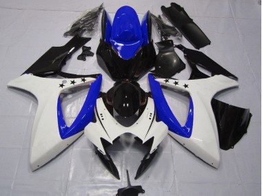 2006-2007 Dark Blue Star Suzuki GSXR 600-750 Motorcycle Fairing UK