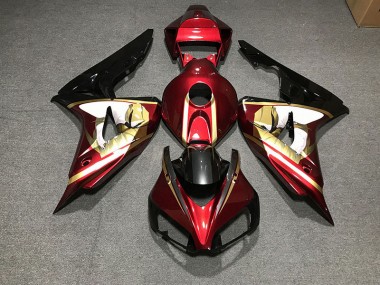 2006-2007 Deep Red & Gold Honda CBR1000RR Motorcycle Fairing UK