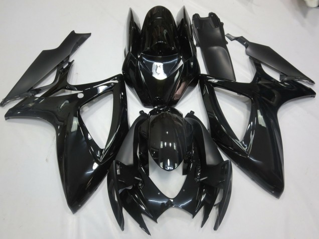 2006-2007 Gloss Black Suzuki GSXR 600-750 Motorcycle Fairing UK