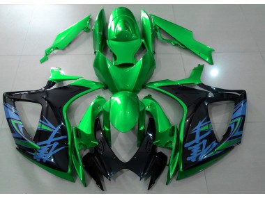 2006-2007 Gloss Green & Black Suzuki GSXR 600-750 Motorcycle Fairing UK