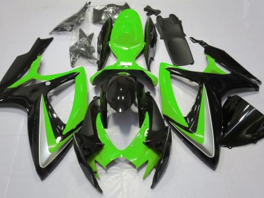 2006-2007 Gloss Green Debadged Suzuki GSXR 600-750 Motorcycle Fairing UK