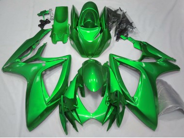 2006-2007 Gloss Green Plain Suzuki GSXR 600-750 Motorcycle Fairing UK