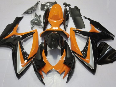 2006-2007 Gloss Orange Debadged Suzuki GSXR 600-750 Motorcycle Fairing UK