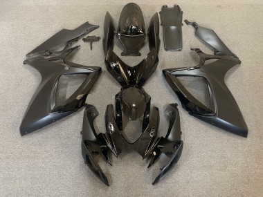 2006-2007 Gloss and Matte Black Suzuki GSXR 600-750 Motorcycle Fairing UK