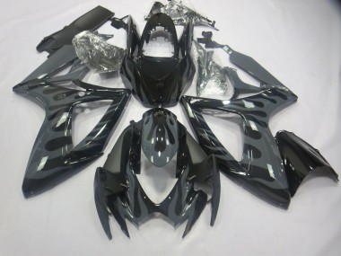 2006-2007 Grey Flame Suzuki GSXR 600-750 Motorcycle Fairing UK