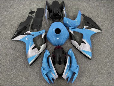 2006-2007 Light Blue Design Suzuki GSXR 600-750 Motorcycle Fairing UK