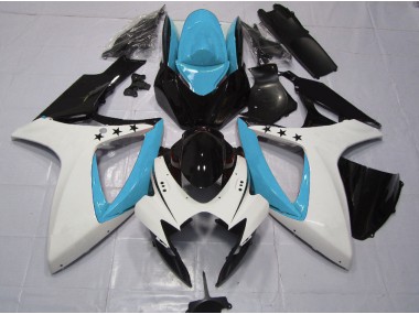 2006-2007 Light Blue Star Suzuki GSXR 600-750 Motorcycle Fairing UK