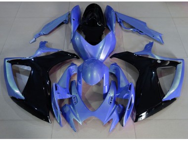 2006-2007 Light Blue and Black Suzuki GSXR 600-750 Motorcycle Fairing UK