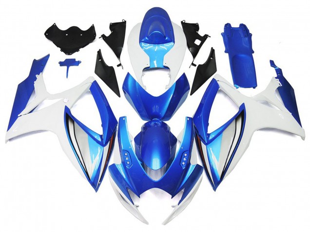 2006-2007 Light Blue and Deep Blue OEM Style Suzuki GSXR 600-750 Motorcycle Fairing UK