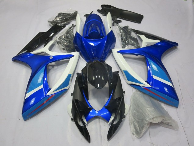 2006-2007 Light and Dark Blue Suzuki GSXR 600-750 Motorcycle Fairing UK