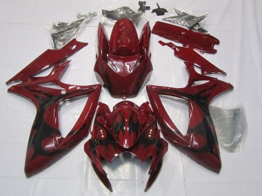 2006-2007 Maroon Red Suzuki GSXR 600-750 Motorcycle Fairing UK