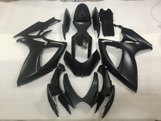 2006-2007 Matte Black Suzuki GSXR 600-750 Motorcycle Fairing UK