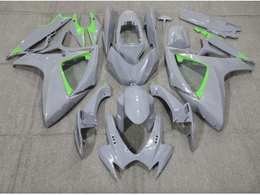 2006-2007 Nardo and Green Trim Suzuki GSXR 600-750 Motorcycle Fairing UK