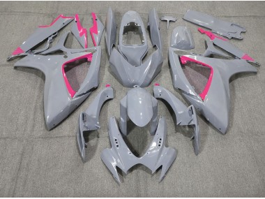 2006-2007 Nardo and Pink Trim Suzuki GSXR 600-750 Motorcycle Fairing UK