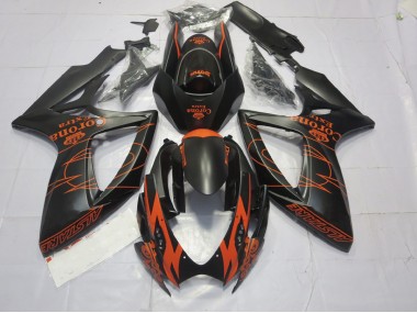 2006-2007 Orange Matte Suzuki GSXR 600-750 Motorcycle Fairing UK