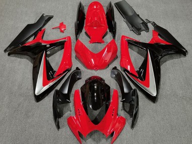 2006-2007 Red Black OEM Style Suzuki GSXR 600-750 Motorcycle Fairing UK