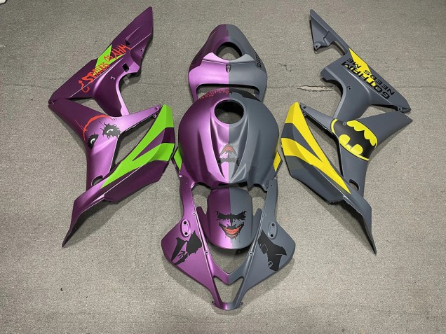 2007-2008 Bat Man vs Joker Matte Honda CBR600RR Motorcycle Fairing UK