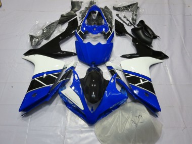 2007-2008 Black Black and White Yamaha R1 Motorcycle Fairing UK