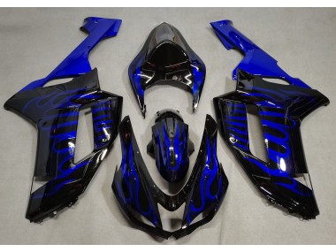 2007-2008 Blue Flame Kawasaki ZX6R Motorcycle Fairing UK