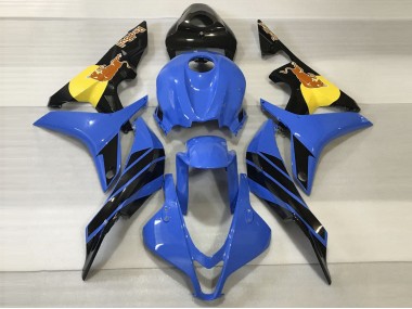 2007-2008 Blue & Orange Bull Honda CBR600RR Motorcycle Fairing UK